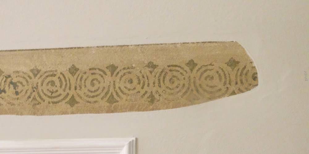 Un dettaglio decorativo d'epoca.
